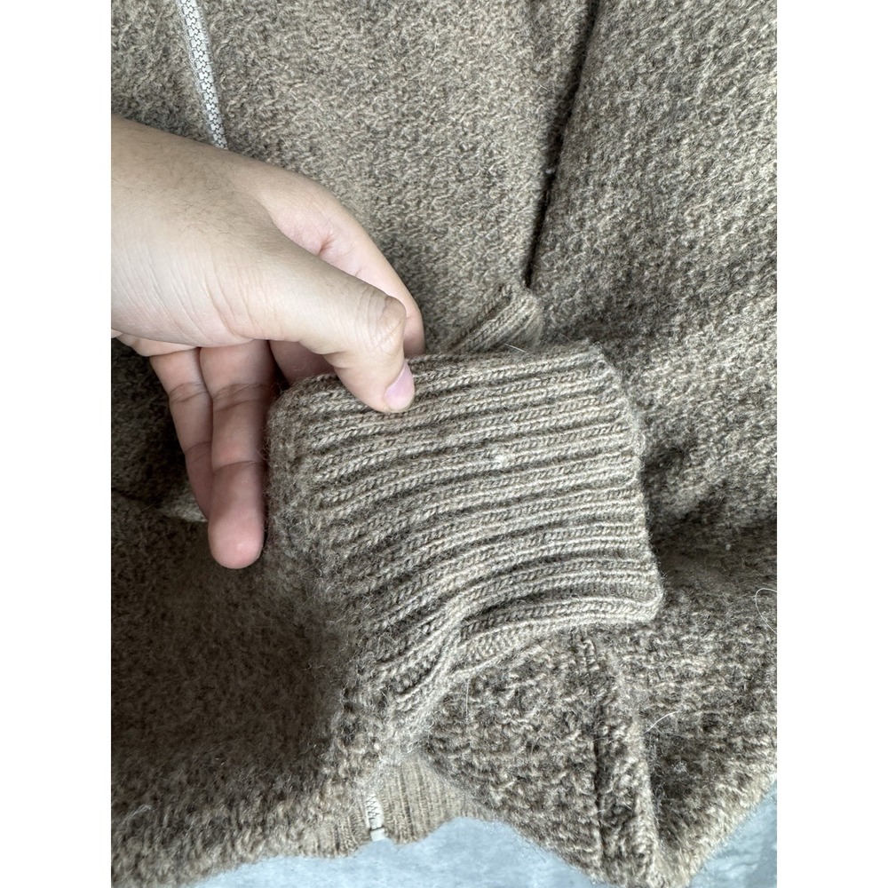 Vintage LL Bean 100% Wool Full Zip Sweater‎ Womens XL 90s USA Western Utility - Picture 9 of 15